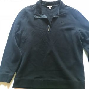 Black Calvin Klein 3/4 Zip Sweater